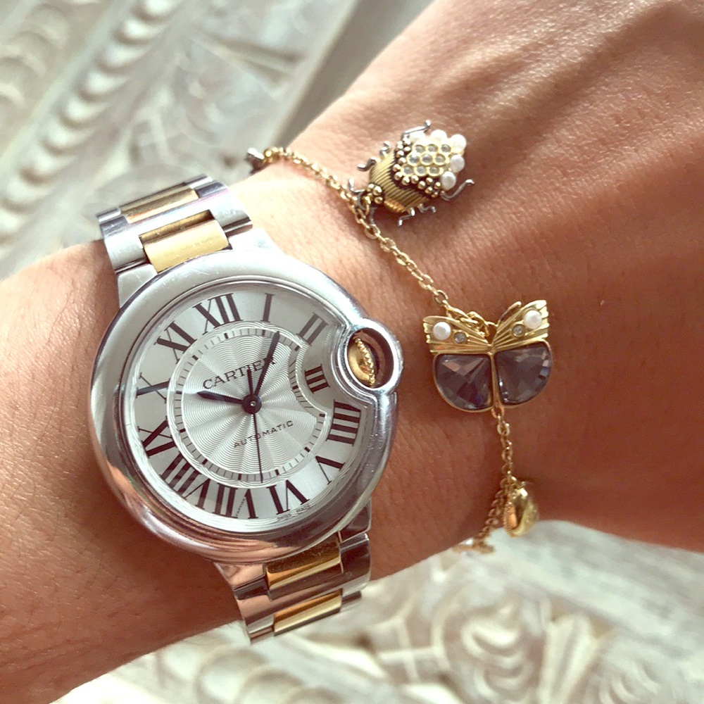 Original Swarosvki Bracelet, Mixed Metal Finish
